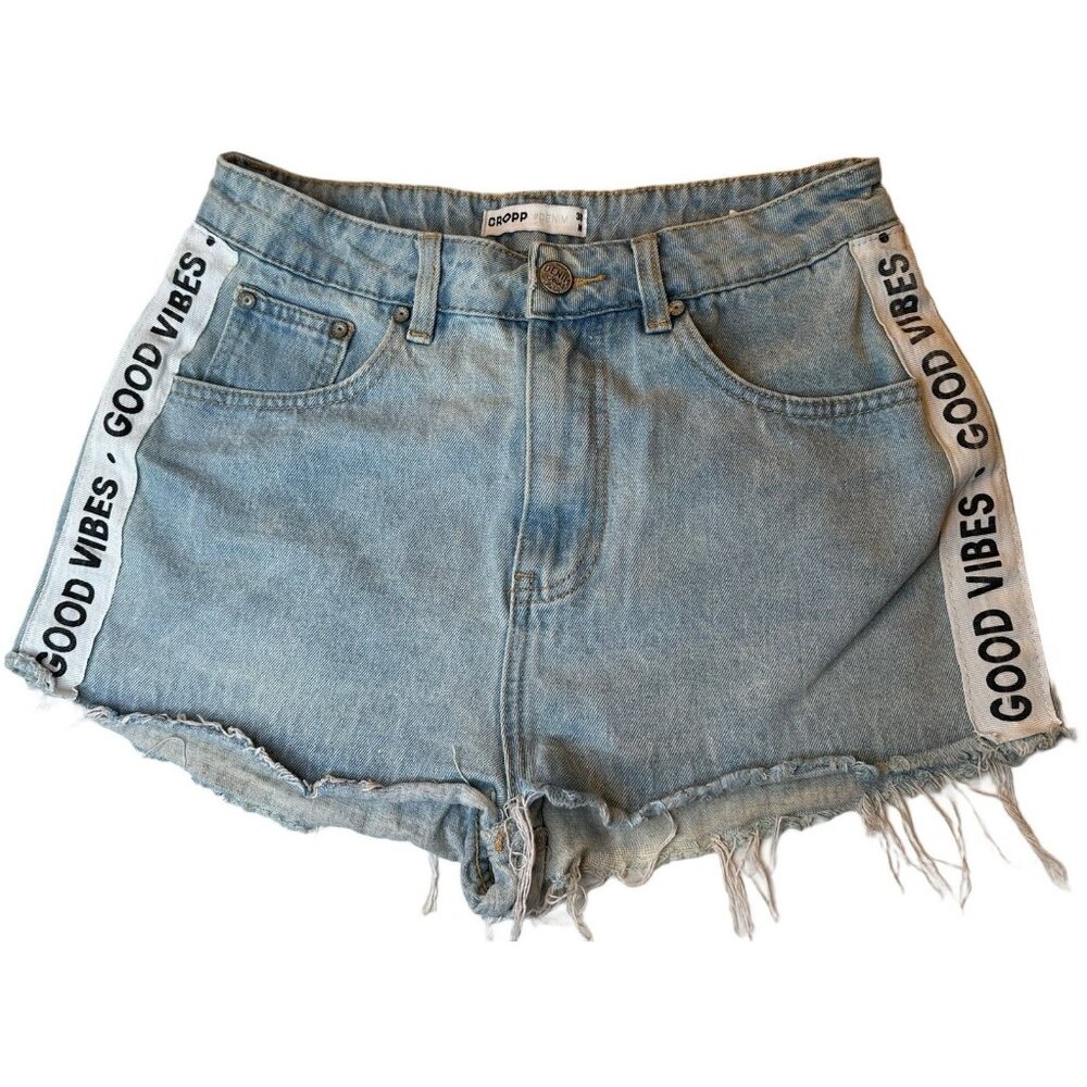 Women’s Good Vibes Denim Shorts Cropp Blue S Y2K